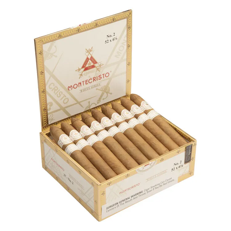 Tabachaze Montecristo White Series Belicoso Cigar Hand-Rolled 6.12 x 52 1