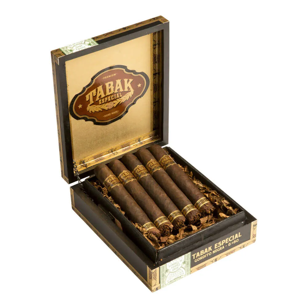 Tabachaze Tabak Especial by Drew Estate Gordito Negra 6 x 60 Cigar 1
