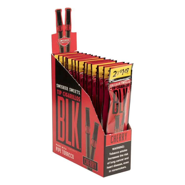 Tabachaze Swisher Sweets Blk Cigarillos Cherry 4 x 30 1