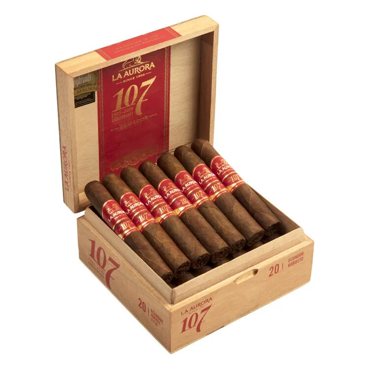 Tabachaze La Aurora 107 Ecuador Cigar Robusto 5 x 50 1