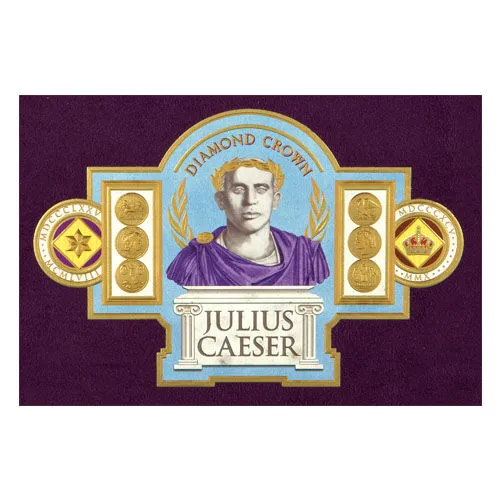 Tabachaze Diamond Crown Julius Caeser Cigar Pyramid 6.50 x 52 3