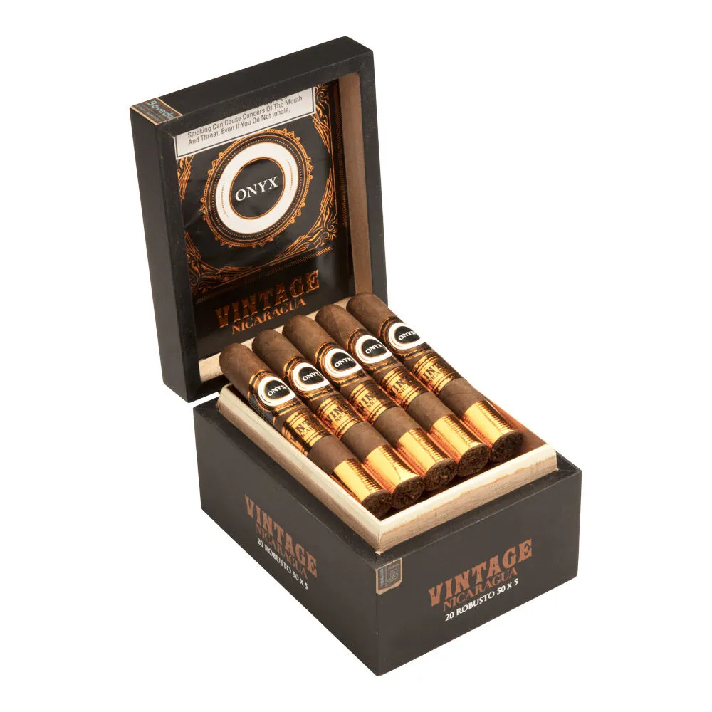 Tabachaze Onyx Vintage Nicaragua Cigar Robusto 5 x 50 1