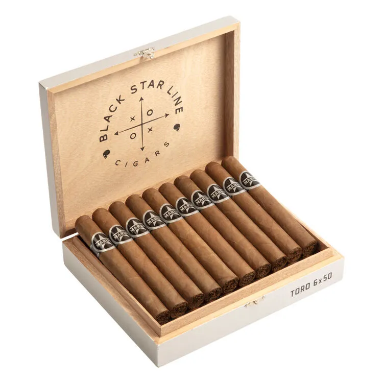 Tabachaze Black Star Line Marun Toro Cigar 6 x 50 1