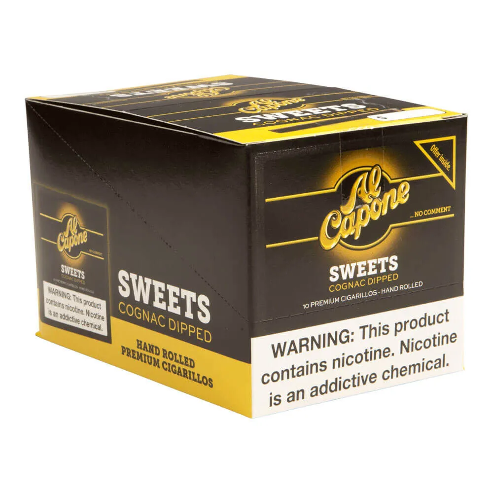 Tabachaze Al Capone Cigarillos Sweets Natural Wrapper 3.25 x 20 1