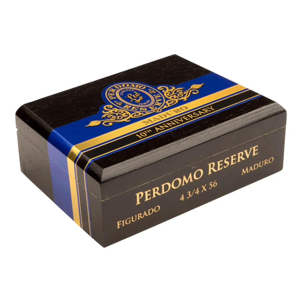 Tabachaze Perdomo Reserve 10th Anniversary Box Pressed Maduro Figurado 4.75 x 56 2