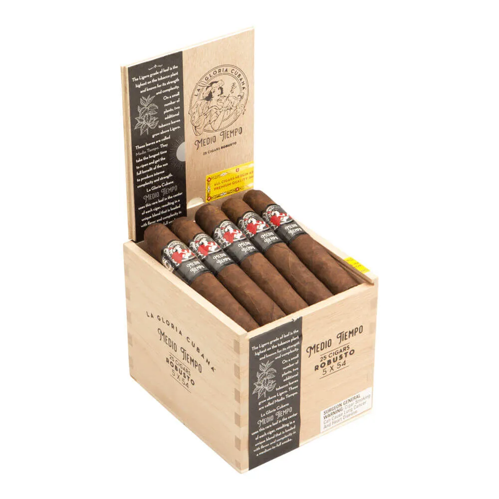 Tabachaze La Gloria Cubana Medio Tiempo Robusto 5 x 54 2