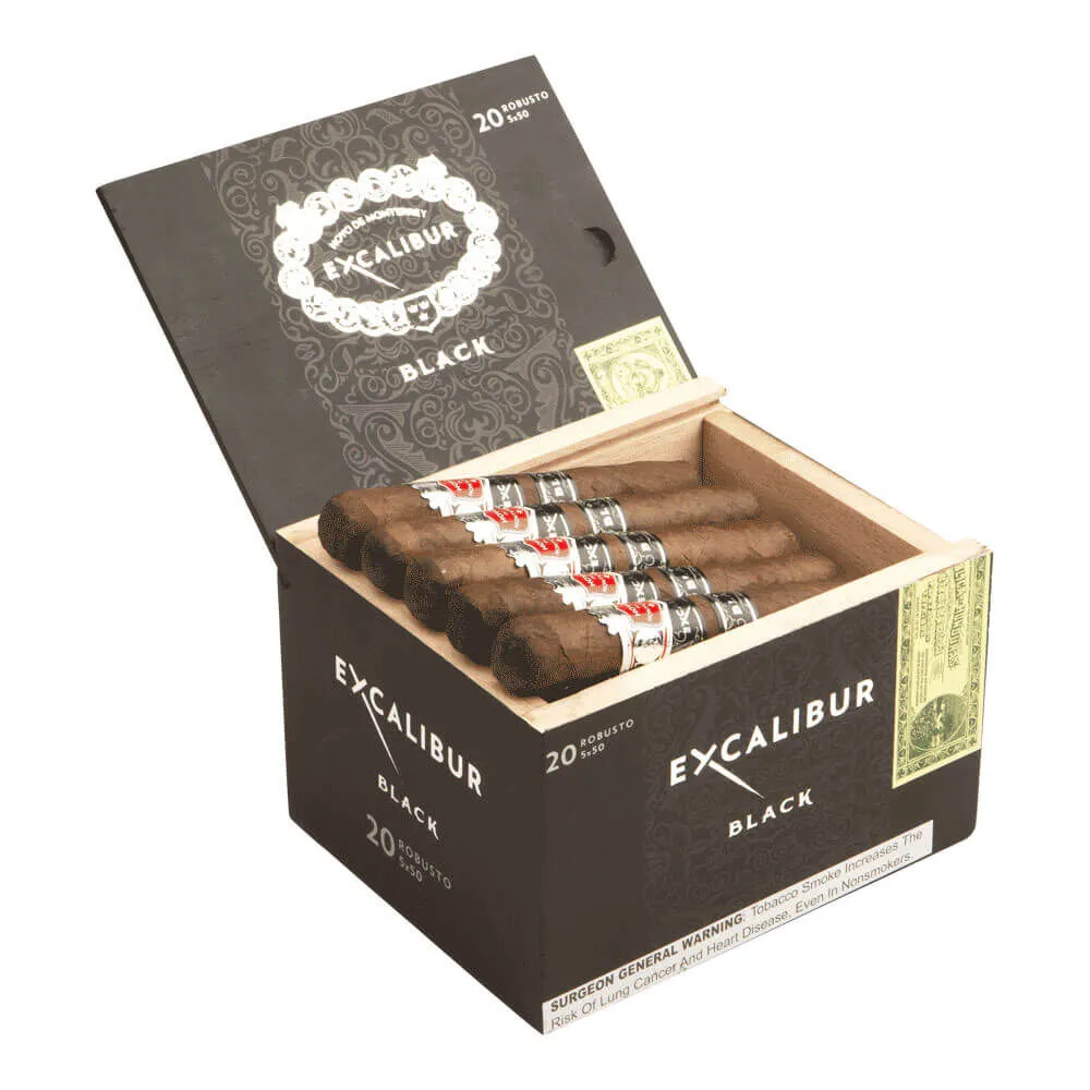 Tabachaze Excalibur Black Robusto Cigar 5 x 50 2