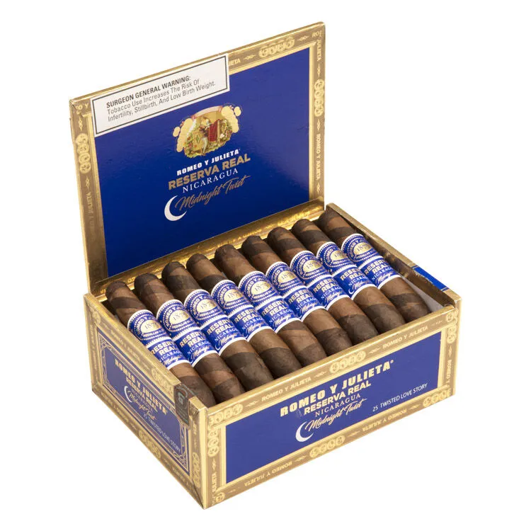 Tabachaze Romeo y Julieta Reserva Real Nicaragua Midnight Twist Twisted Cigar 4.25 x 46 2