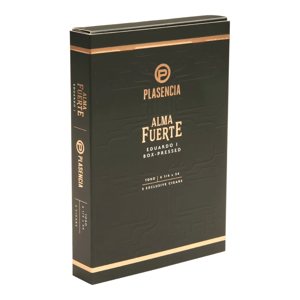 Tabachaze Plasencia Alma Fuerte Toro Colorado Claro 6.25 x 54 1