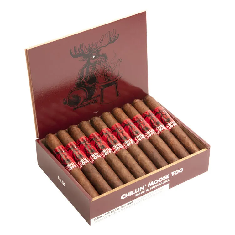 Tabachaze Chillin’ Moose Too Toro Cigar 6 x 52 1
