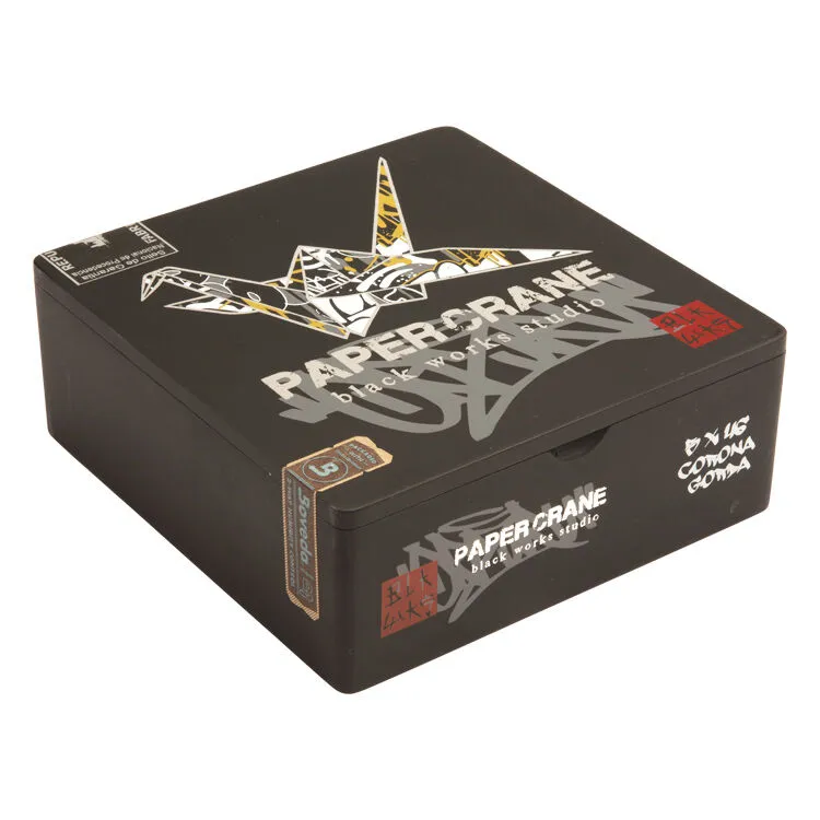 Tabachaze Black Works Studio Paper Crane Corona Gorda 5 x 46 2
