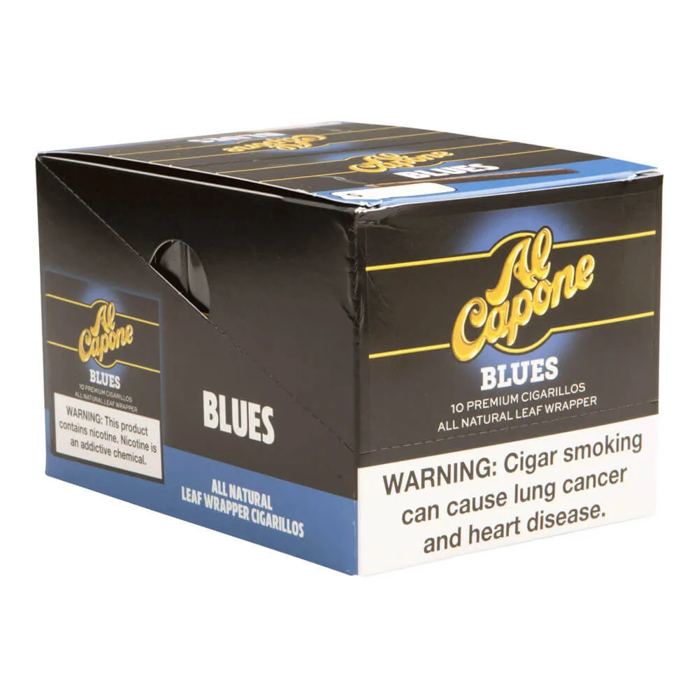 Tabachaze Al Capone Cigarillos Blues Natural Leaf 3.50 x 20 1