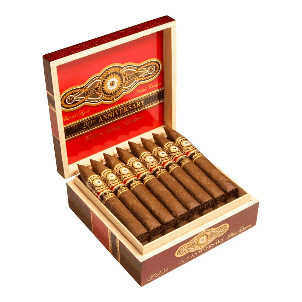 Tabachaze Perdomo 20th Anniversary Sungrown Torpedo Cigar 6.50 x 54 1
