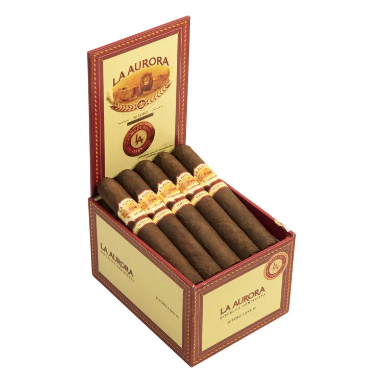 Tabachaze La Aurora 1985 Maduro Toro Cigar 5.75 x 54 1