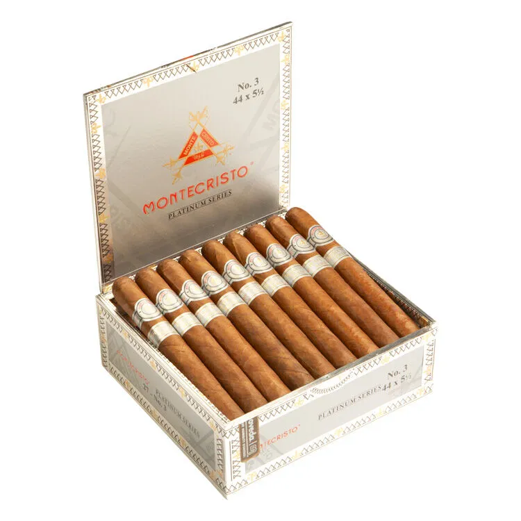 Tabachaze Montecristo Platinum Series No. 3 Cigar 5.50 x 44 1