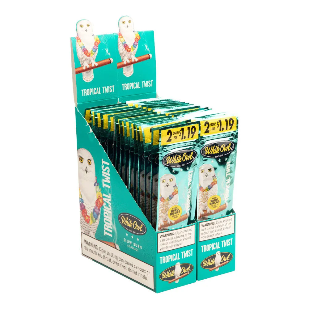 Tabachaze White Owl Cigarillo Tropical Twist 4.37 x 28