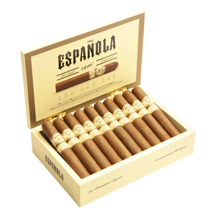 Tabachaze Espanola 1996 Robusto Cigar Connecticut Wrapper 5 x 50 1
