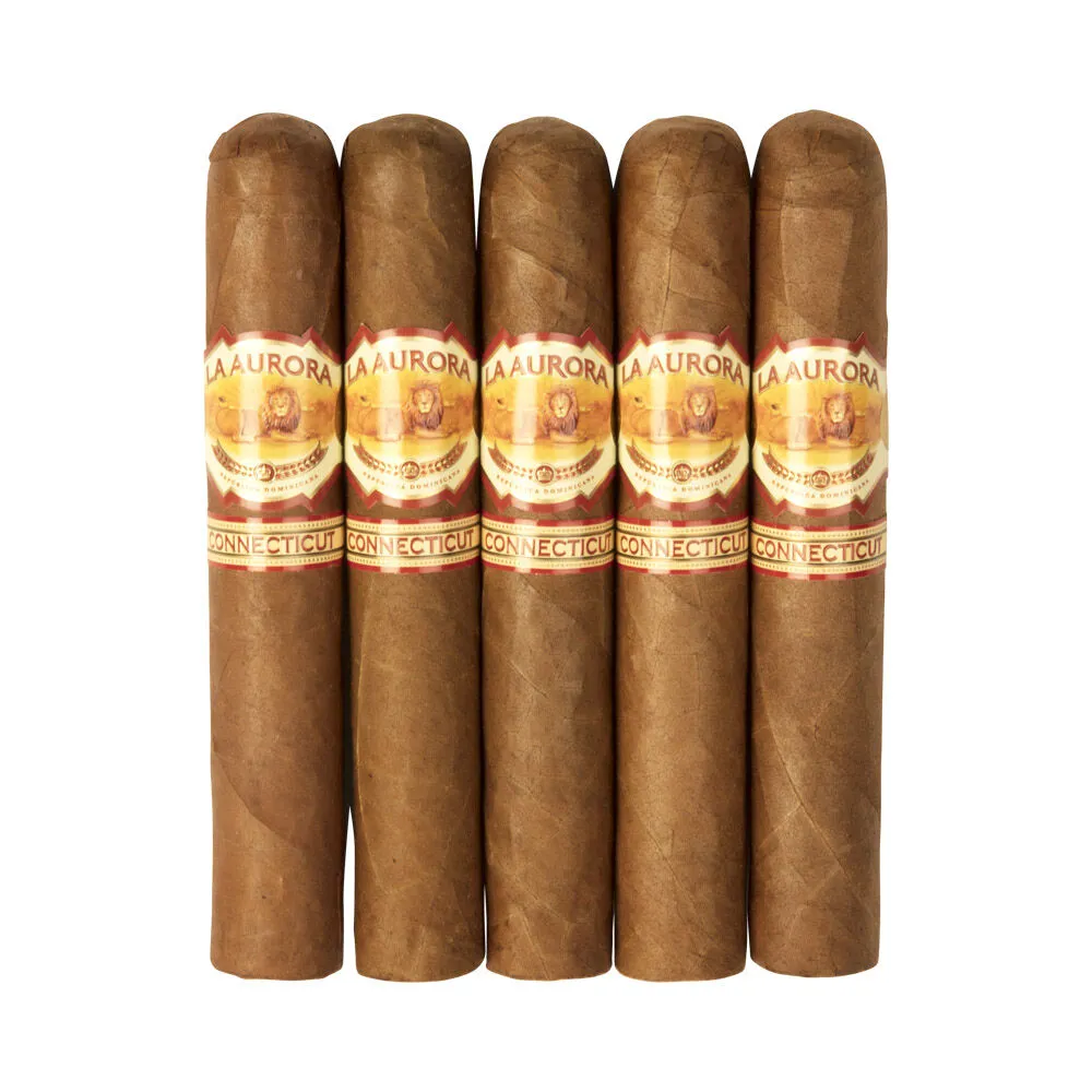 Tabachaze La Aurora 1987 Connecticut Cigar Robusto 5 x 50