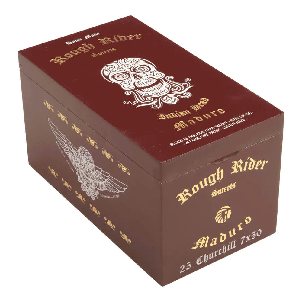 Tabachaze Rough Rider Maduro Churchill Cigar 7 x 50 1