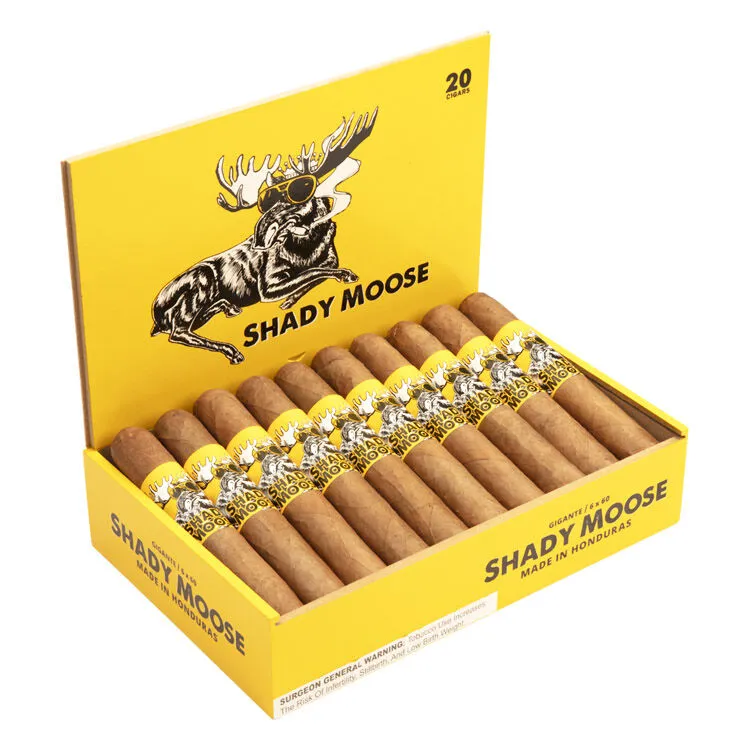 Tabachaze Chillin' Moose Shady Moose Cigar Gigante 6 x 60 1
