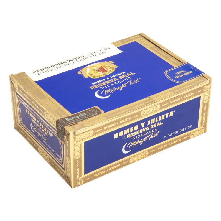Tabachaze Romeo y Julieta Reserva Real Nicaragua Midnight Twist Twisted Cigar 4.25 x 46 1