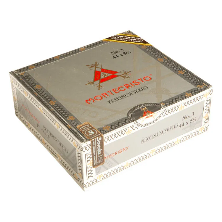 Tabachaze Montecristo Platinum Series No. 3 Cigar 5.50 x 44 2
