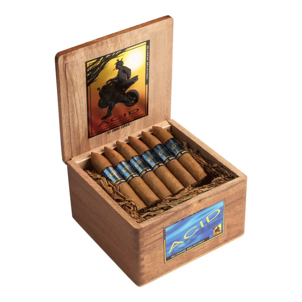 Tabachaze ACID Blue Blondie Belicoso Cigar 5 x 54 1