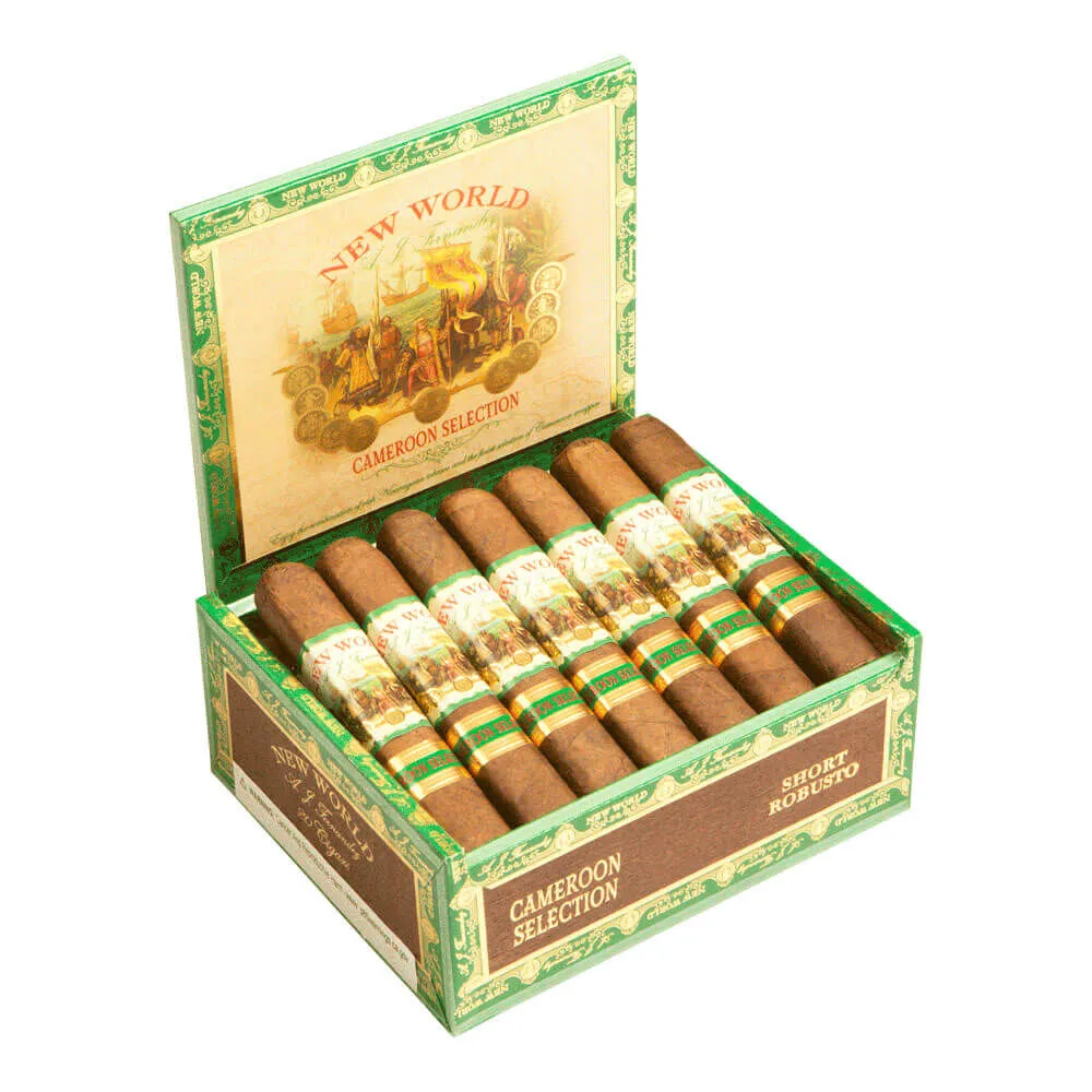 Tabachaze New World Cameroon by AJ Fernandez Short Robusto 4 x 48 1