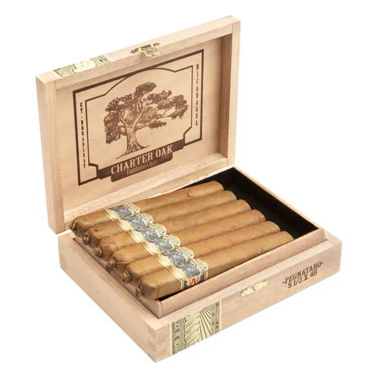 Tabachaze Foundation Charter Oak Especiales Cigar Pegnataro 5.50 x 48 1