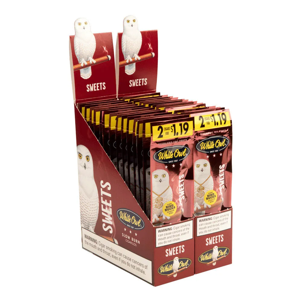 Tabachaze White Owl Cigarillos Sweets 4.37 x 28