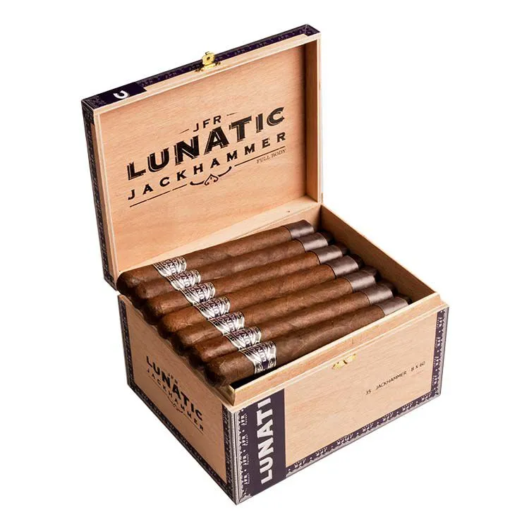 Tabachaze JFR Lunatic Jackhammer Maduro Cigar 8 x 60 2