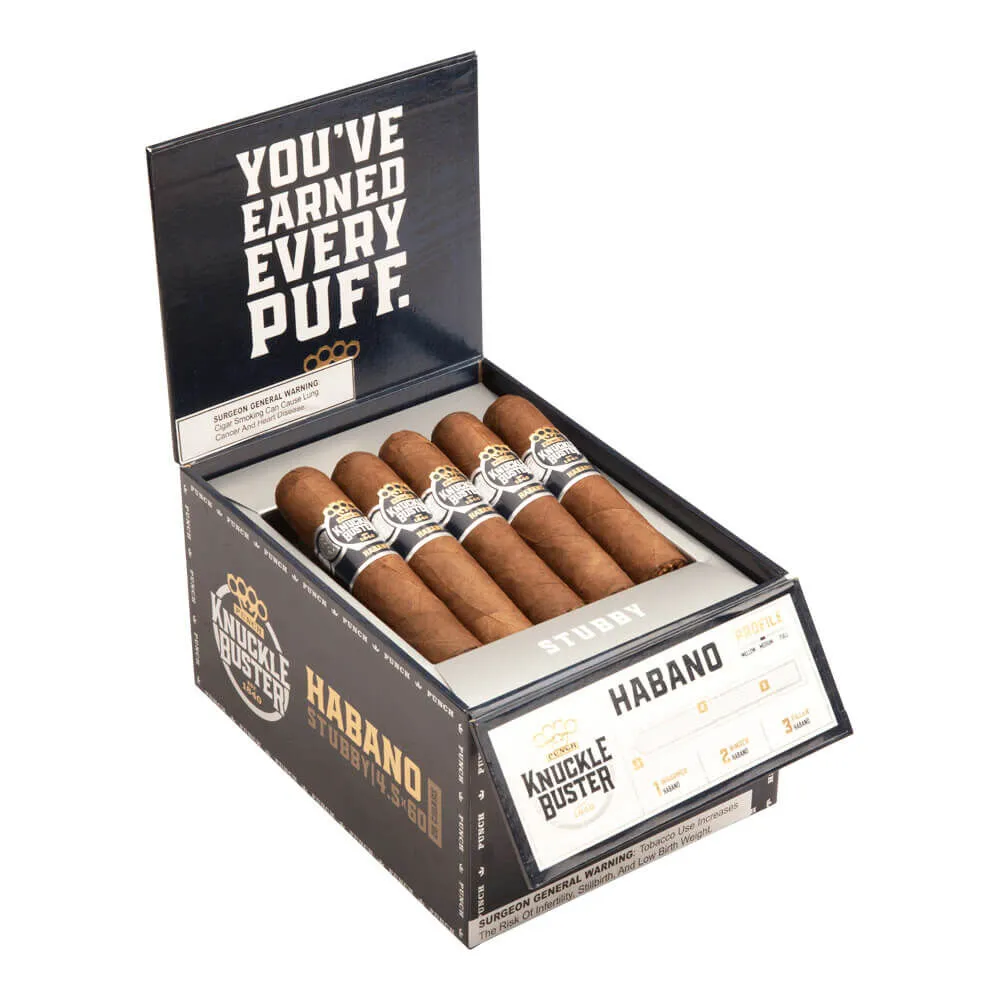 Tabachaze Punch Knuckle Buster Cigar Stubby 4.50 x 60 1