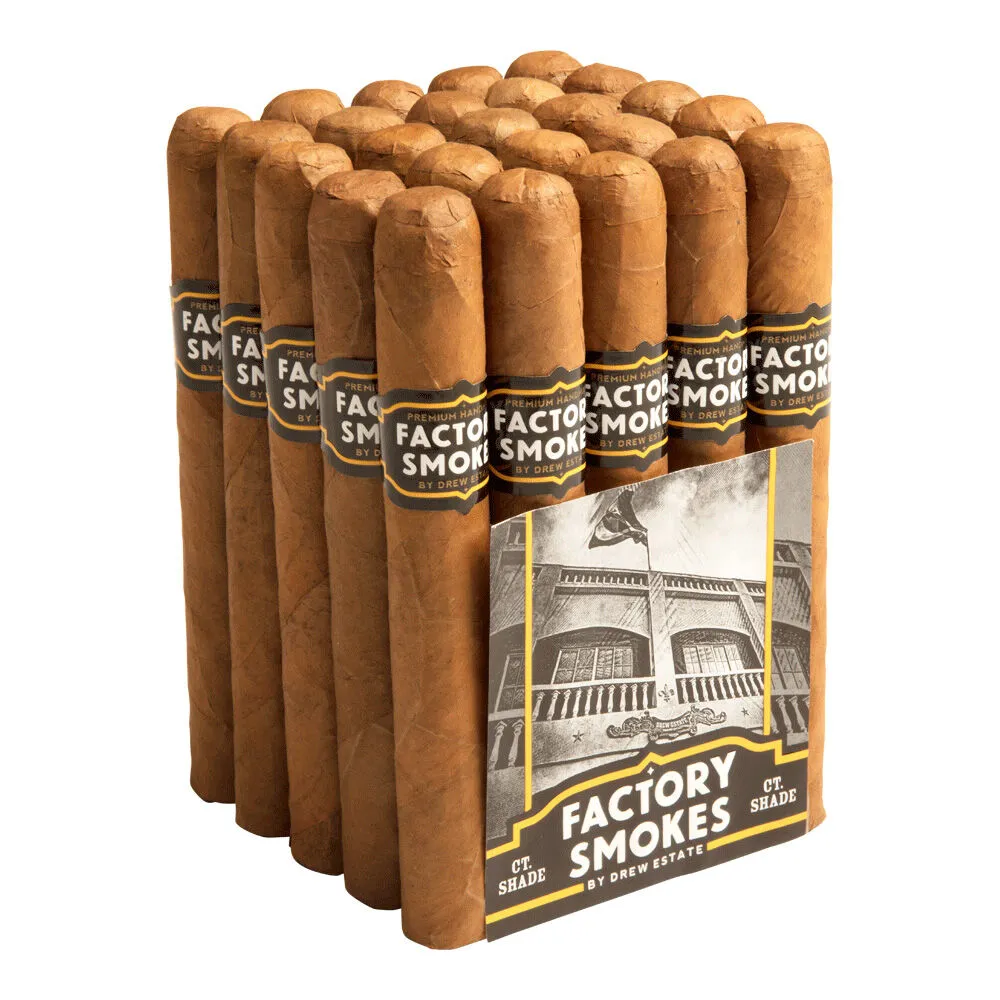 Tabachaze Factory Smokes by Drew Estate Toro Shade 6 x 52 1