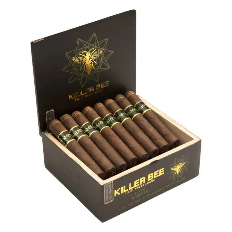 Tabachaze Black Works Studio Killer Bee Cigar Robusto 5 x 50 1