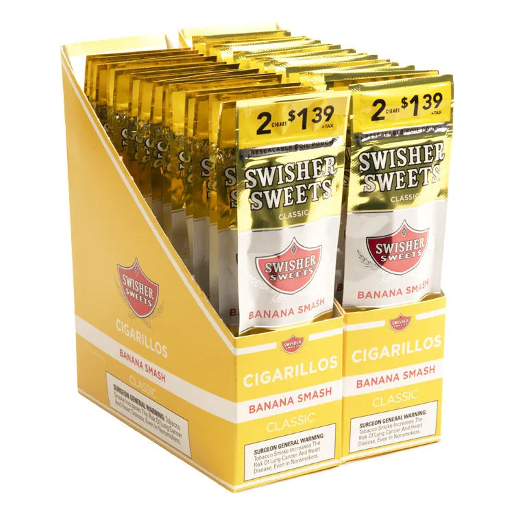 Tabachaze Swisher Sweets Banana Smash 2/$1.39 4 x 30