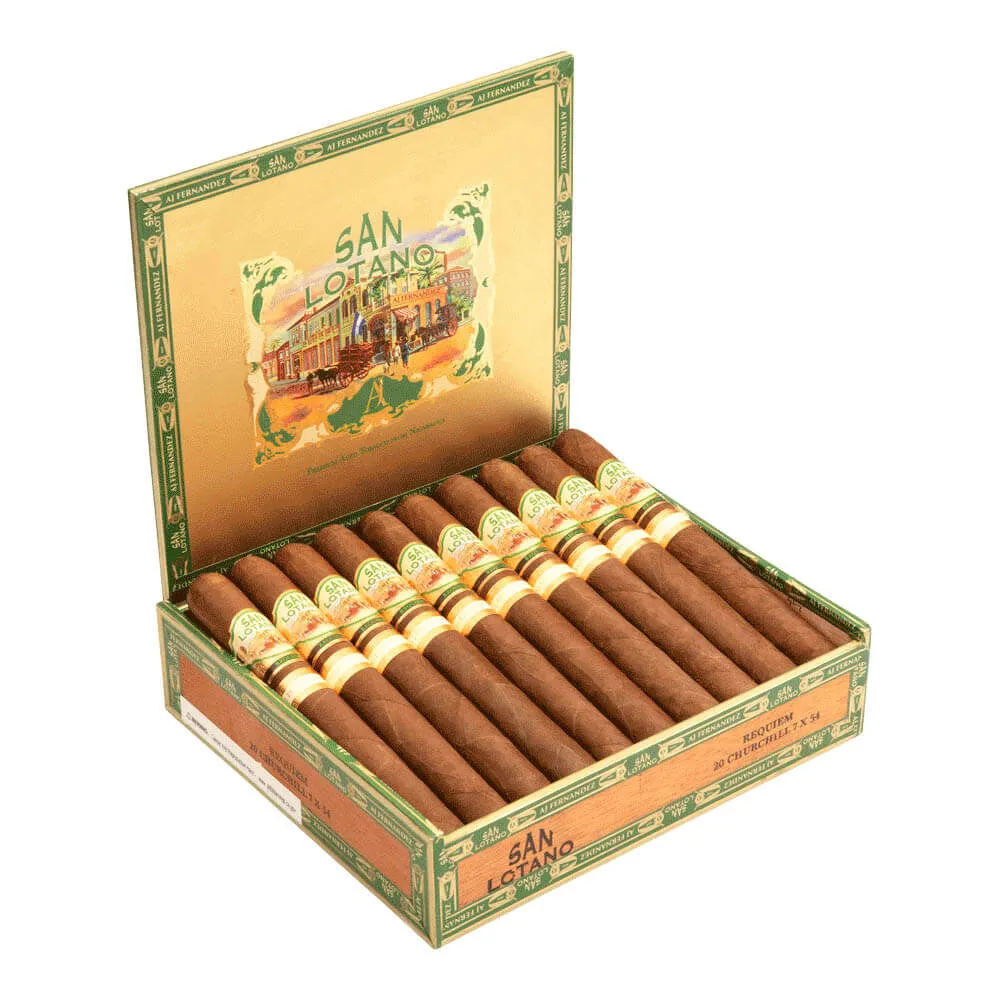 Tabachaze AJ Fernandez San Lotano Requiem Habano Churchill 7 x 52 1