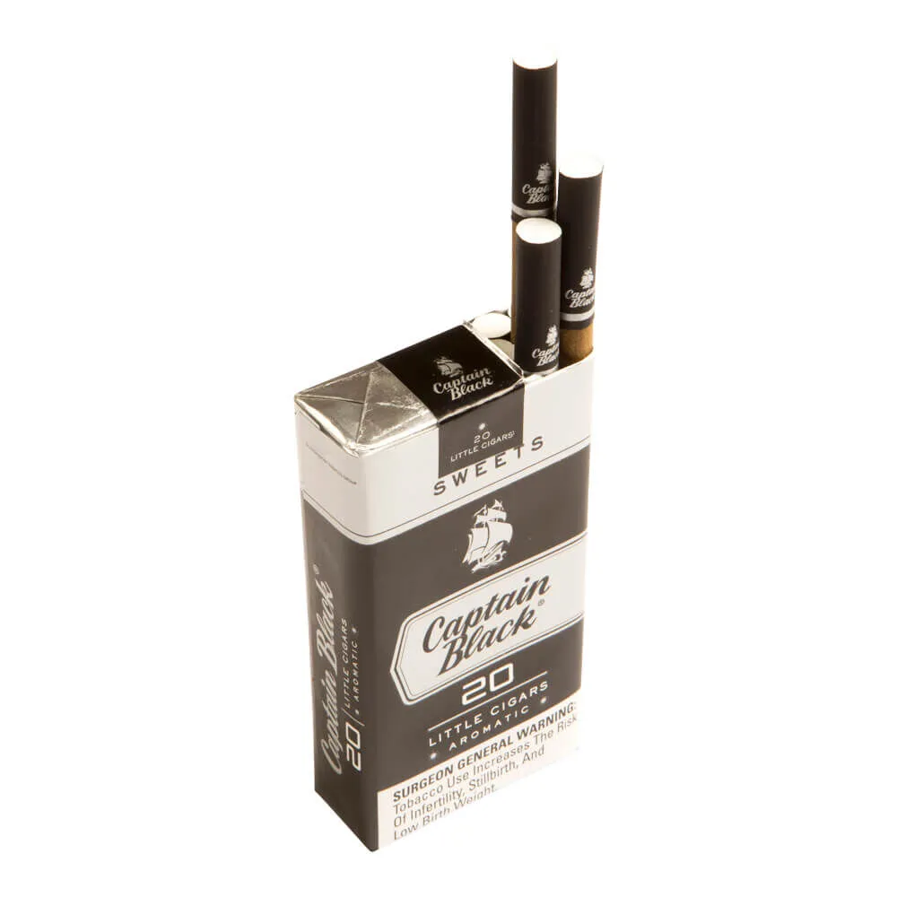 Tabachaze Captain Black Little Cigars Sweets 3.75 x 20 1
