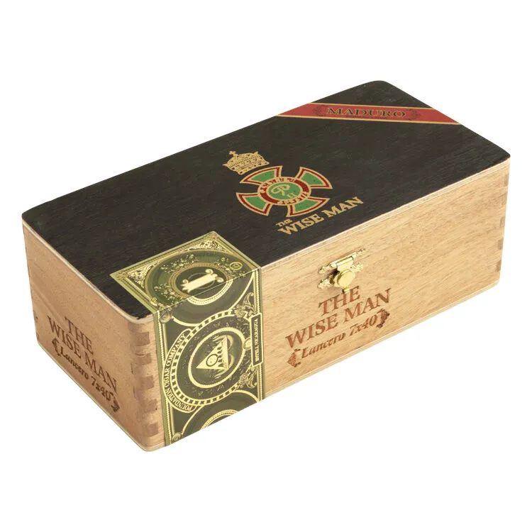 Tabachaze Foundation The Wise Man Maduro Cigar Lancero 7 x 40 2