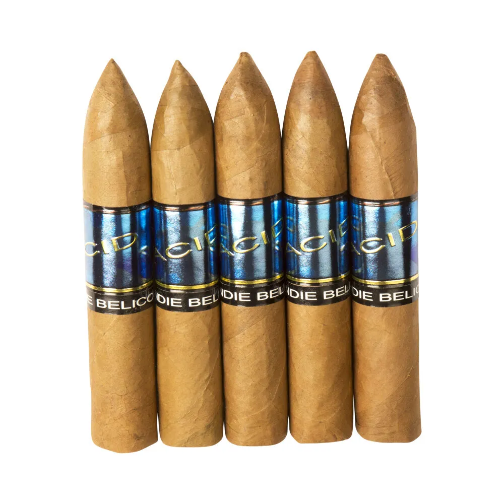 Tabachaze ACID Blue Blondie 54 Ring Gauge Belicoso Infused Cigar