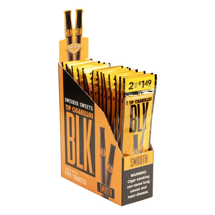 Tabachaze Swisher Sweets BLK Cigarillos Smooth 4 x 30