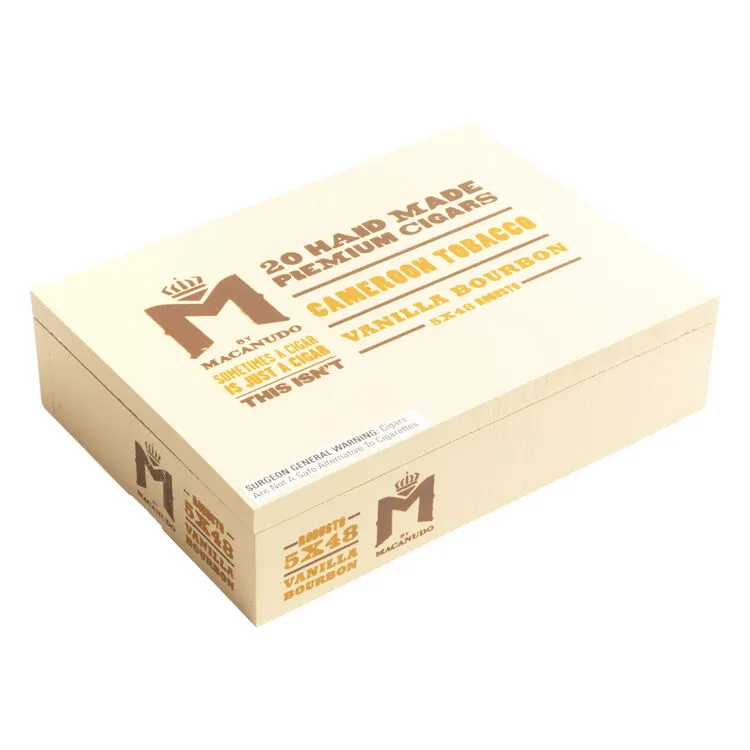 Tabachaze M by Macanudo Vanilla Bourbon Cigar Robusto 5 x 48 2