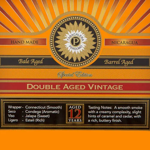 Tabachaze Perdomo Double Aged 12 Year Vintage Connecticut Churchill 7 x 56 1