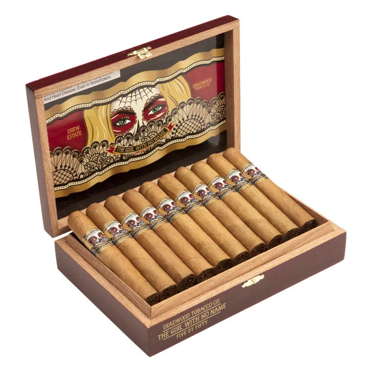 Tabachaze Deadwood Tobacco Co. by Drew Estate Girl With No Name Robusto Cigar 5 x 50 1