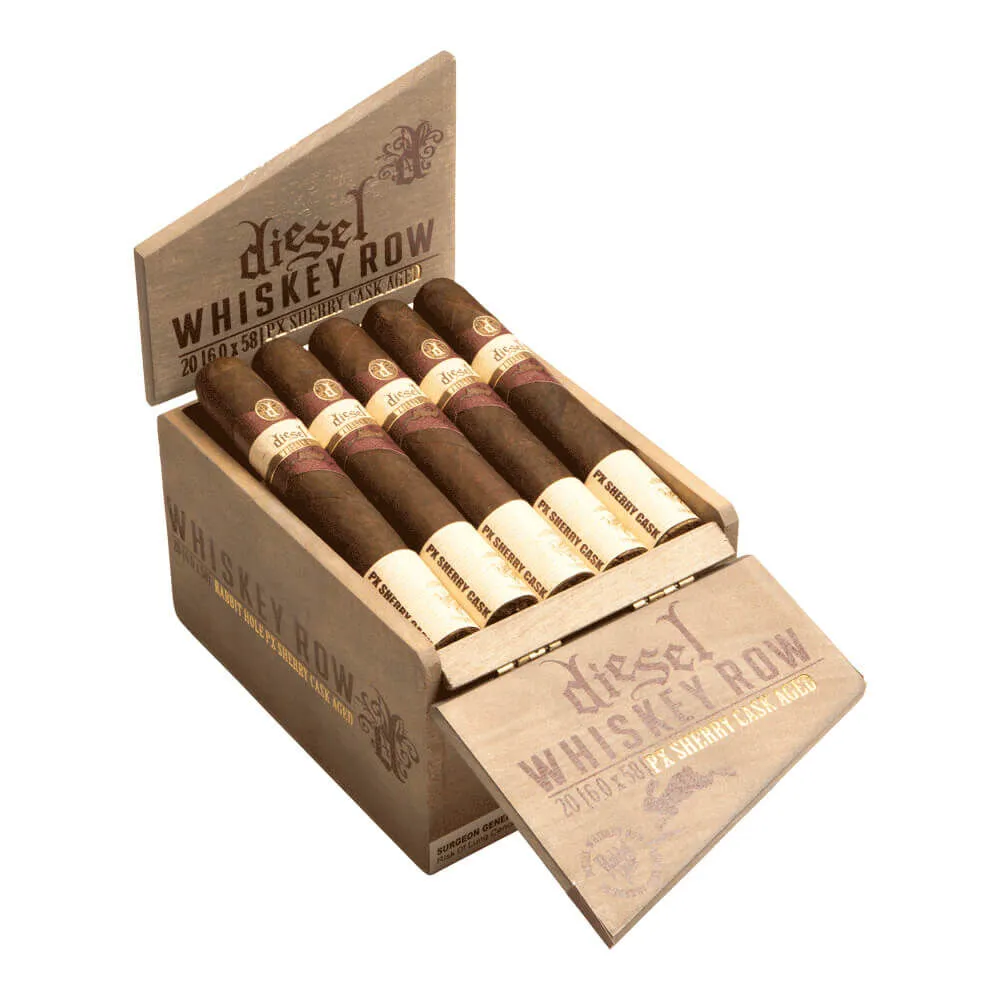 Tabachaze Diesel Whiskey Row Sherry Cask Cigar Toro 6 x 50 1