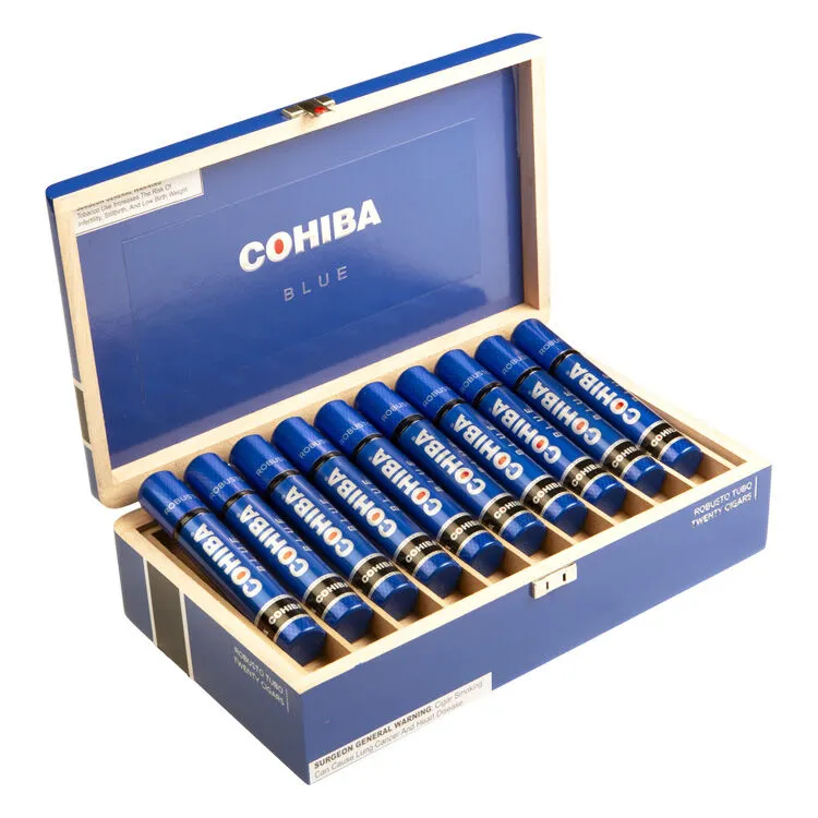 Tabachaze Cohiba Blue Robusto Tubo Cigar 5.50 x 50 2