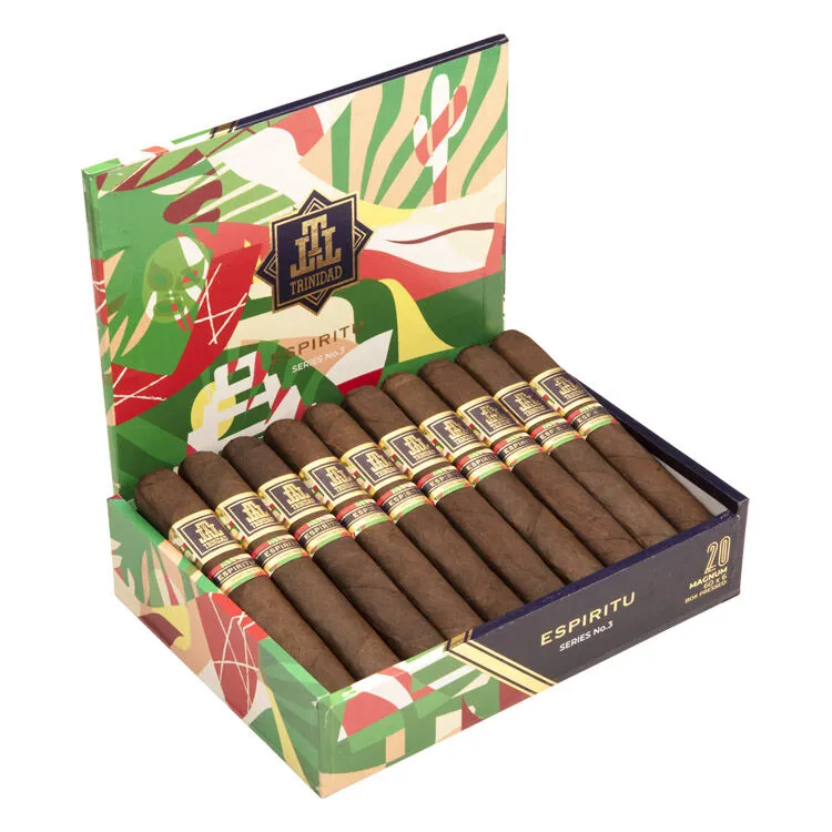 Tabachaze Trinidad Espiritu Series 3 Cigar Magnum 6 x 60 1