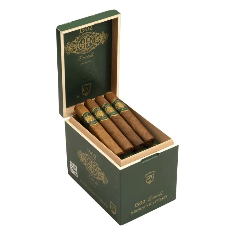 Tabachaze 1502 Emerald Robusto Box-Pressed Cigar 5 x 50 1