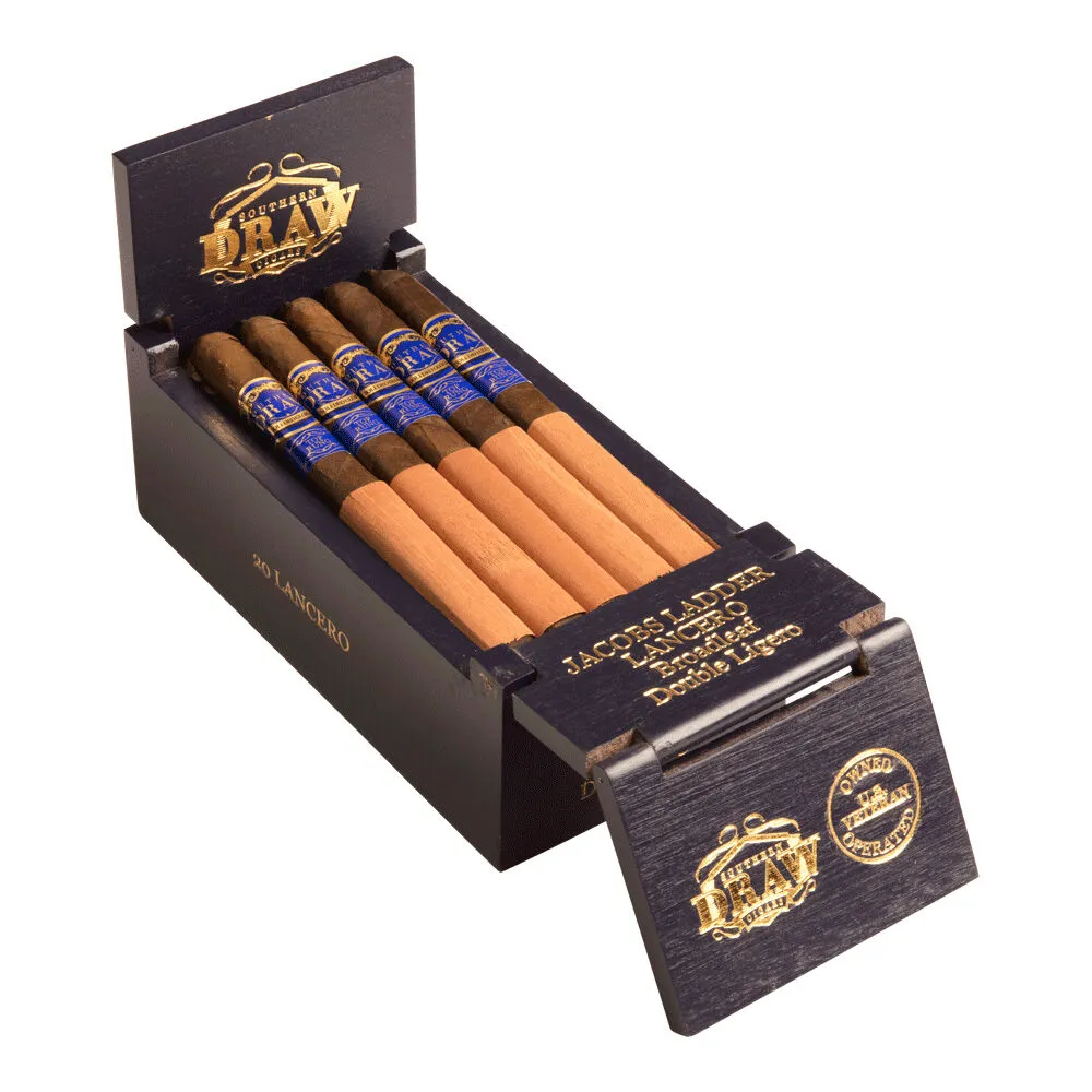 Tabachaze Southern Draw Jacob's Ladder Cigar Box Pressed Lancero 6.50 x 40 1