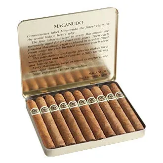 Tabachaze Macanudo Ascot Tin Cigar 4.25 x 32