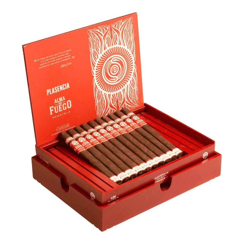 Tabachaze Plasencia Alma Del Fuego Flama Panatela Cigar 6.50 x 38 1